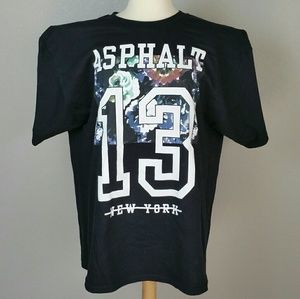 Asphalt 13 New York tee shirt Black 2XL NEW Unworn